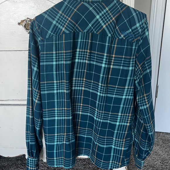 Womens Marmot Flannel shirt size Large - Picture 2 of 6